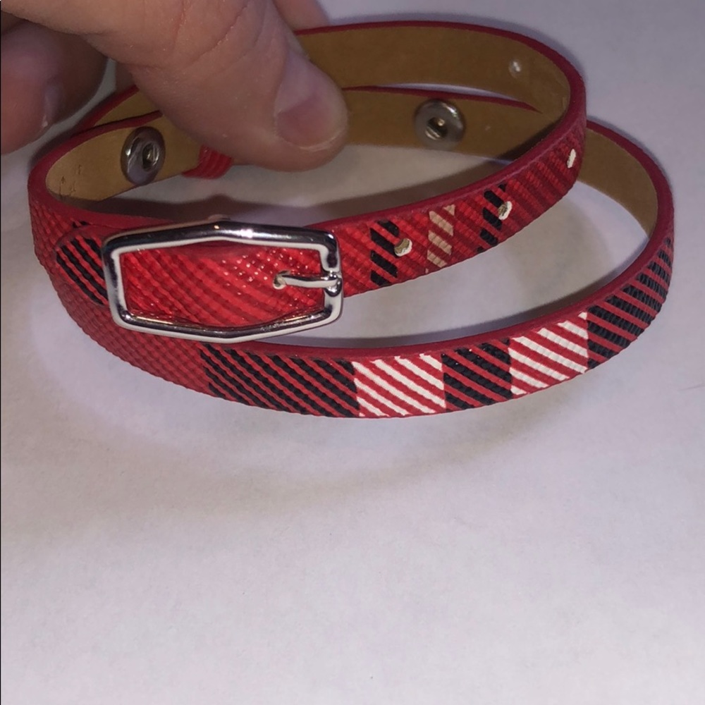 Origami Owl Leather wrap bracelet